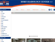 Tablet Screenshot of horusradiologycenter.com